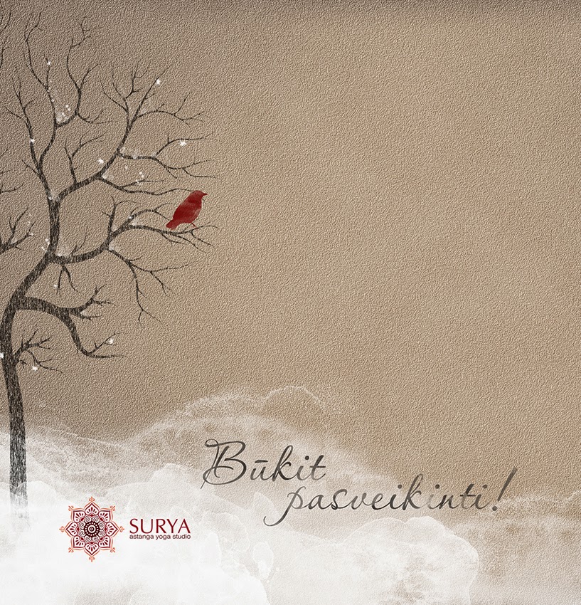 Būkite pasveikinti atėjusių 2014 m. švenčių proga - Jogos studija Surya
