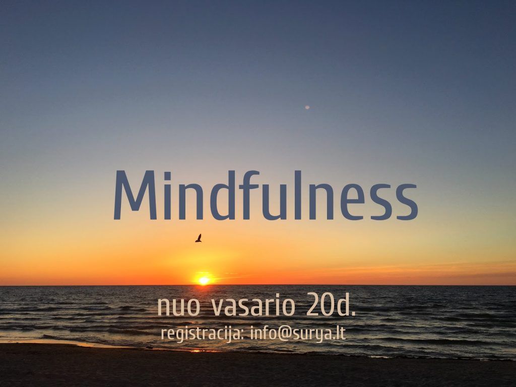 Naujas Mindfulness kursas nuo 2018 m. vasario 20 d.